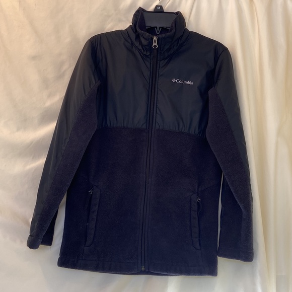Columbia Fleece Zip Up-Youth Medium 10/12-Like New-Zippered Pockets - Picture 2 of 7